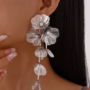 Sovereign Bloom Cascading Floral Earrings